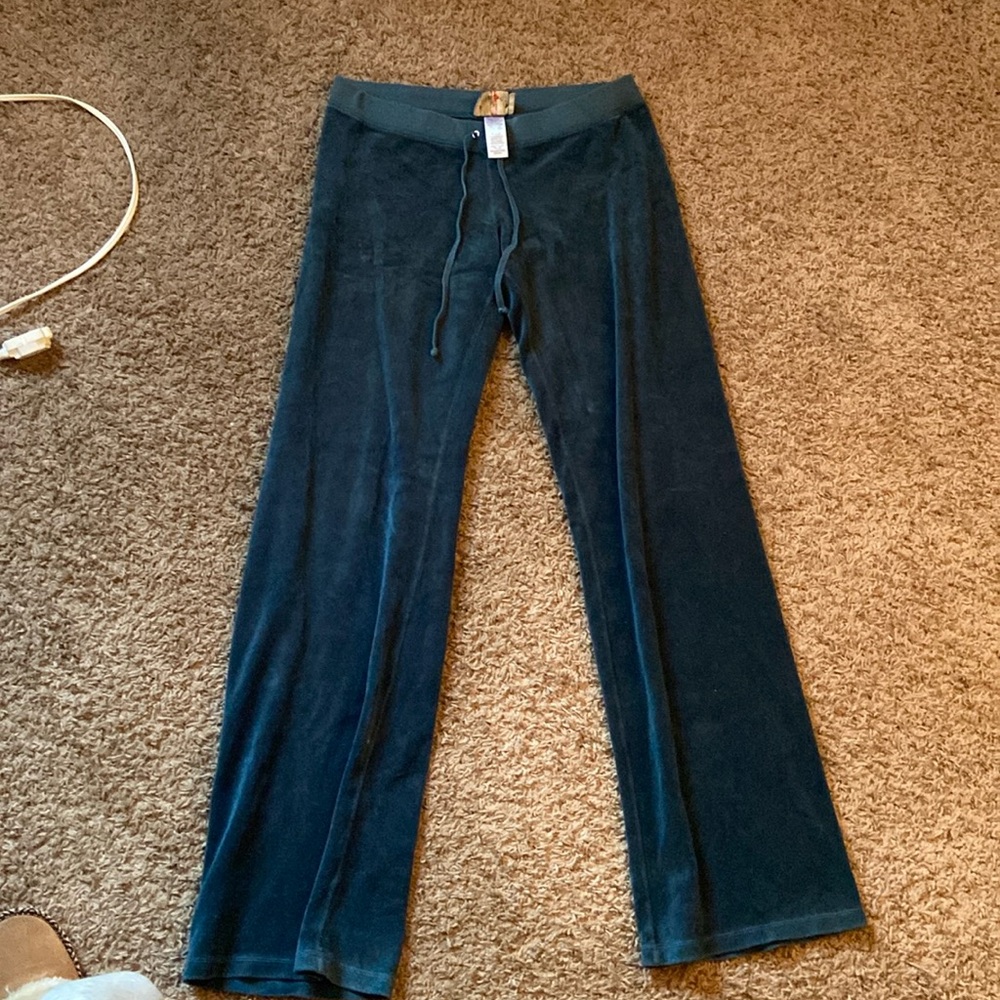 Vintage velvet, juicy couture track pants